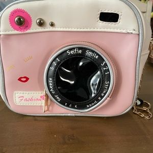 Fashion Retro Camera Crossbody Bag, Shoulder Bag & Purse